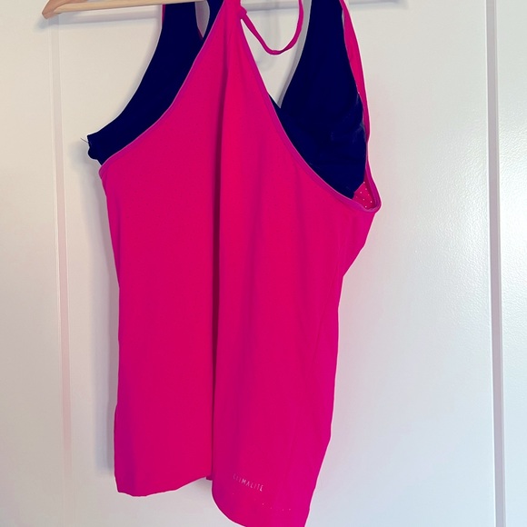 Adidas sport tank with attached sports bra - Picture 2 of 2